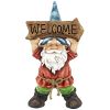 Welcoming Willie Garden Gnome Statue