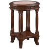 Balfour Inlaid Marble Colonnade Table