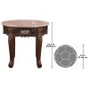 Chantret Marble Topped Side Table