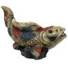 Showa Asian Koi Spitter Piped Statue