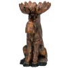 Cabin Fever Moose Garden Statue