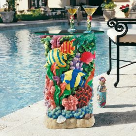 The Great Barrier Reef Glass Top Table