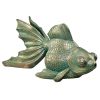 Butterfly Koi Piped Statue