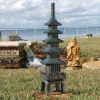 Nara Temple Garden Pagoda Statue