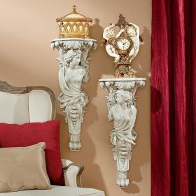 Set Of 2 French Baroque Caryatids