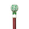 Four Leaf Clover Faberge Walking Stick