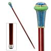 Peacocks Tail Faberge Walking Stick