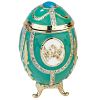 Teal Green Russian Imperial Egg