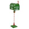 Letters For Santa Metal Mailbox Statue