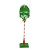 Letters For Santa Metal Mailbox Statue