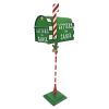 Letters For Santa Metal Mailbox Statue