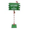 Letters For Santa Metal Mailbox Statue