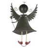 Clara Holiday Helper Metal Angel Statue