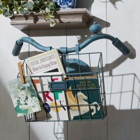 Bicycle Basket Wall Planter