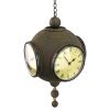 Victorian Grunge 4 Sided Spherical Clock