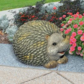 Humongous Hedgehog Garden Statue