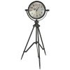 Verne Metal Tripod Tabletop Clock