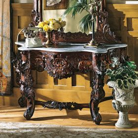 Hapsburg Console Table With Marble Top