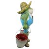 Buckets The Garden Frog Statue