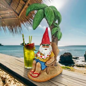 Beach Comber Gnome Dude Garden Statue