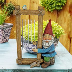 Ringing His Chimes Garden Gnome Statue