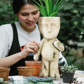 Pot Head Garden Planter