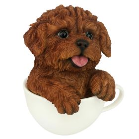 Pup In Cup Red Poodle