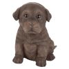 Chocolate Lab Puppy Partner Statue