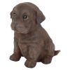 Chocolate Lab Puppy Partner Statue