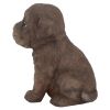 Chocolate Lab Puppy Partner Statue