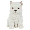 White Maltese Puppy Partner Statue