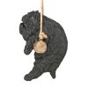 Black Poodle Dog Hanging