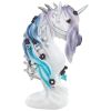 Unicorn Bust With Skulls Statue