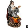 Wizard With Led Crystal Ball Statue