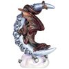 Dragon Sleeping On Moon Statue