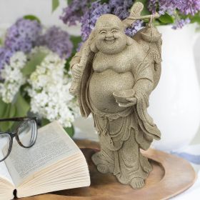 Wandering Happy Hotei Buddha Statue