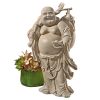 Wandering Happy Hotei Buddha Statue