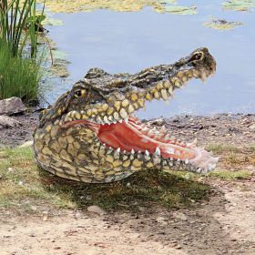 Chomper Crocodile Head Statue