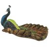 Pleasing Peacock Sculptural Dish