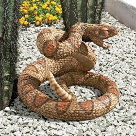 Western Diamond Back Rattlesnake Statue