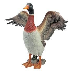 Proud Mallard Duck Statue