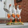 Delightful Dancing Ducks Welcome Sign