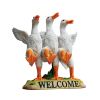 Delightful Dancing Ducks Welcome Sign