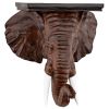 Elephant Wall Shelf Sconce