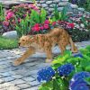 Slient Pursuer Spotted Leopard Statue