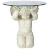 Cherubs Care Glass Topped Table