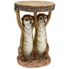 Kalahari Meerkats Side Table