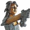 Flower Arbor Kids Bronze Garden Statue