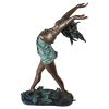 Nymph Dancing On Lilies Bronze Statue