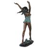 Nymph Dancing On Lilies Bronze Statue